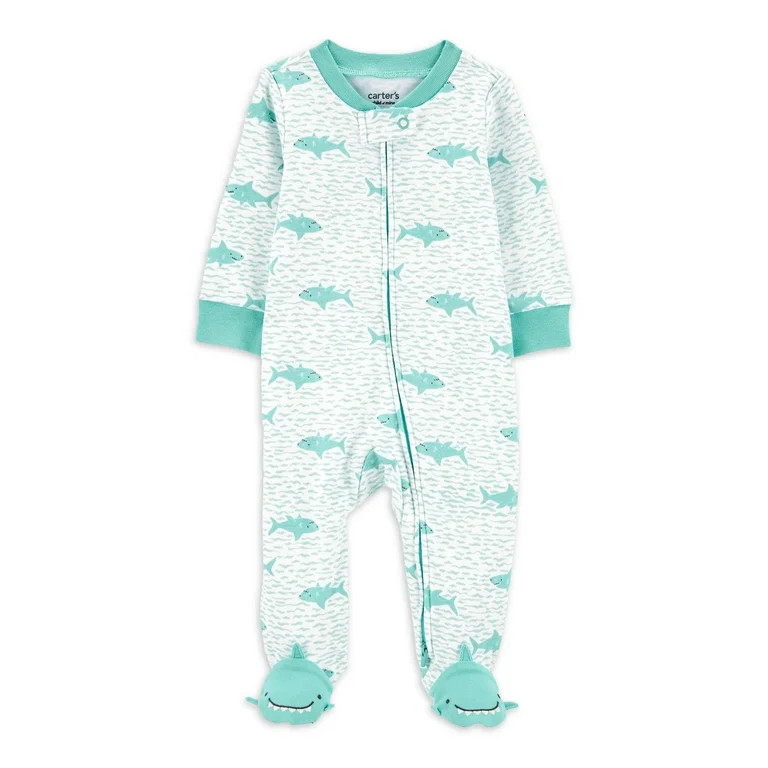 Carter's Child of Mine Baby Boy Sleep N Play, One-Piece, Sizes Newborn-6/9 Months | Walmart (US)