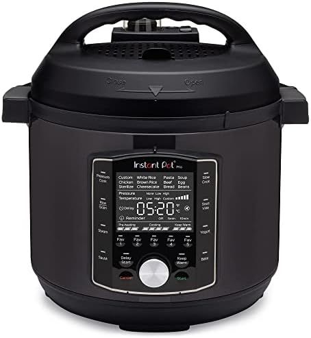 Instant Pot Pro 10-in-1 Pressure Cooker, Slow Cooker, Sous Vide, Sauté Pan, Rice/Grain Cooker, 8QT | Amazon (US)