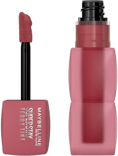 MAYBELLINE Super Stay Teddy Lip Tint, Long Lasting Matte Lipstick for Up To 12HR Wear, Velvet Cho... | Amazon (US)