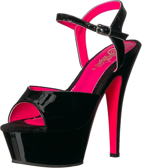Pleaser Women's Kiss-209tt Sandal | Amazon (US)