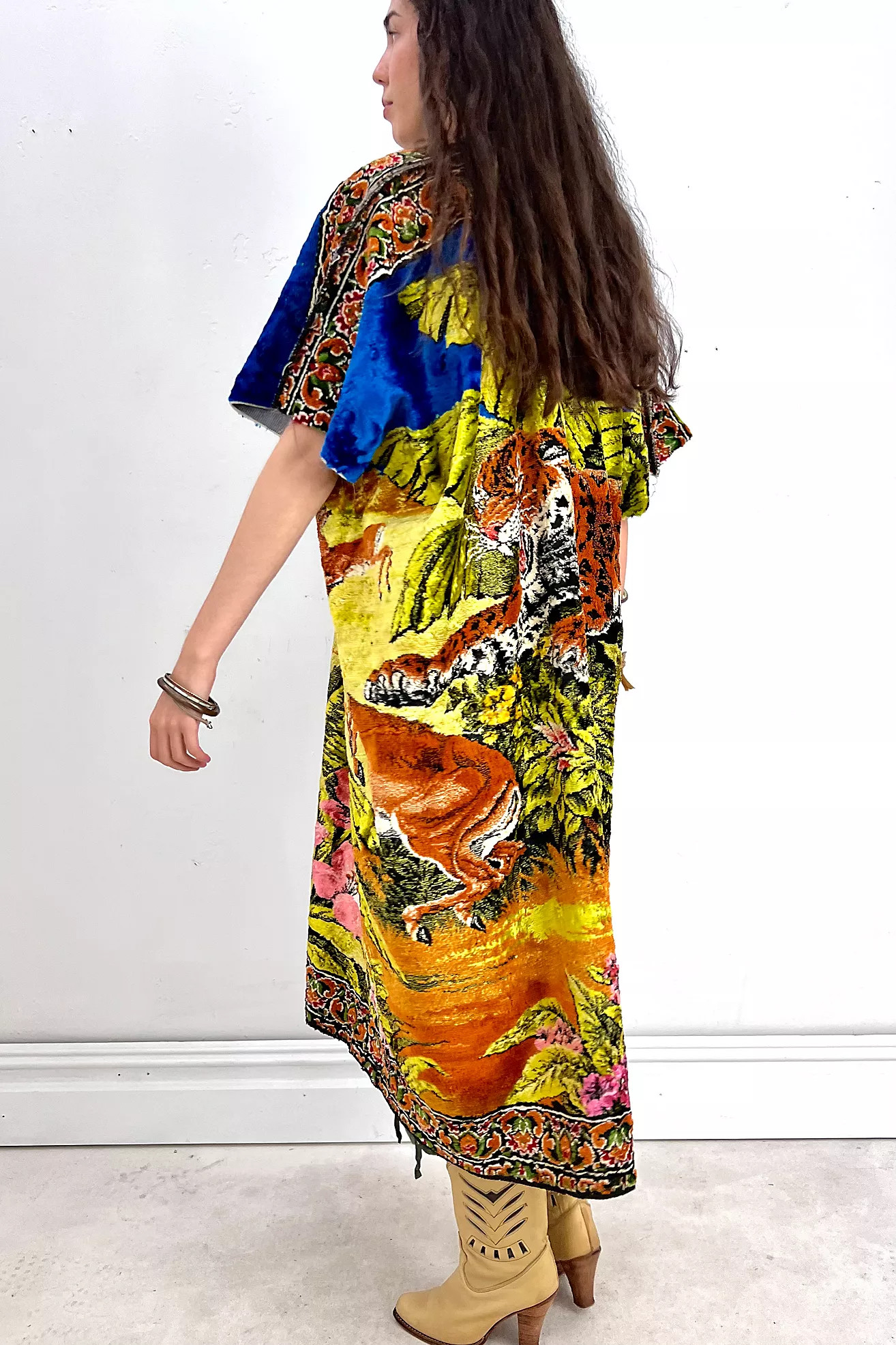 Anna Corinna Reworked Vintage Velvet Leopard Jacket | Free People (Global - UK&FR Excluded)