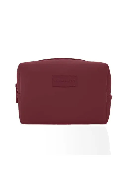 Youngblood Mineral Cosmetics YB Neoprene Makeup Bag in Oxblood at Nordstrom | Nordstrom