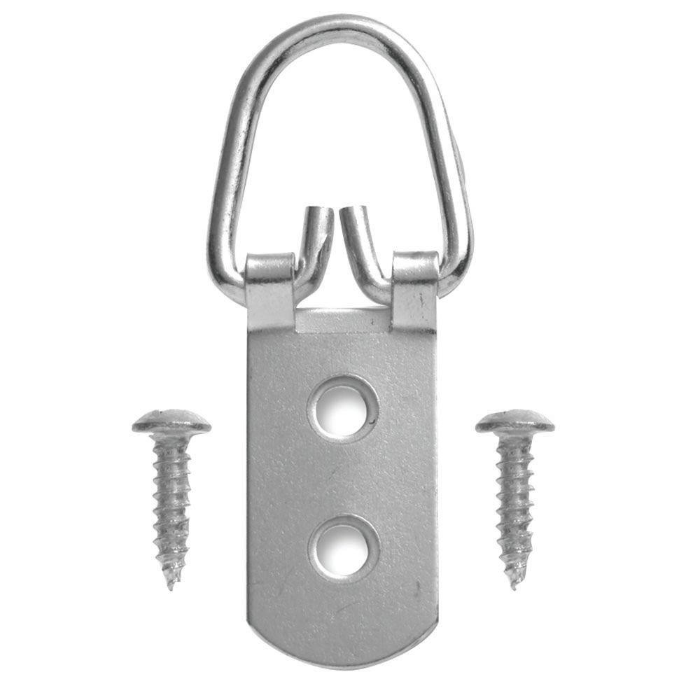 OOK 75 lb. Large Steel D-Ring Hangers (2-Pack)-50207 - The Home Depot | The Home Depot