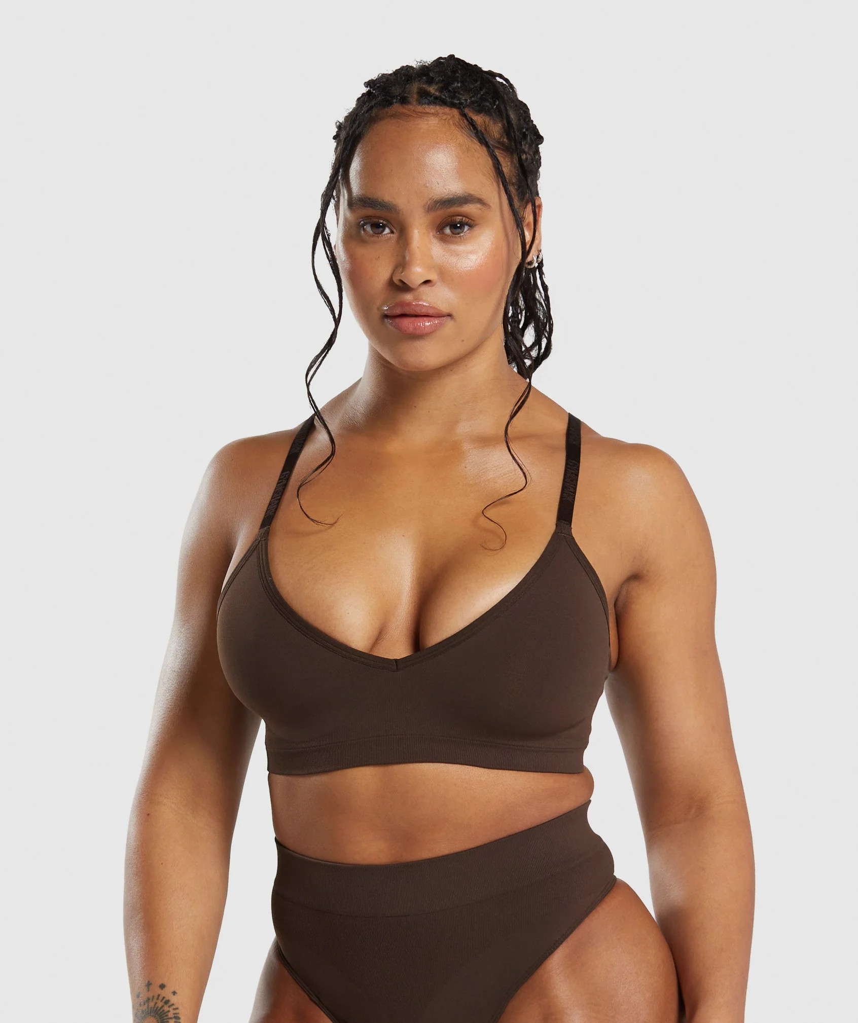 Seamless V Neck Bralette | Gymshark US