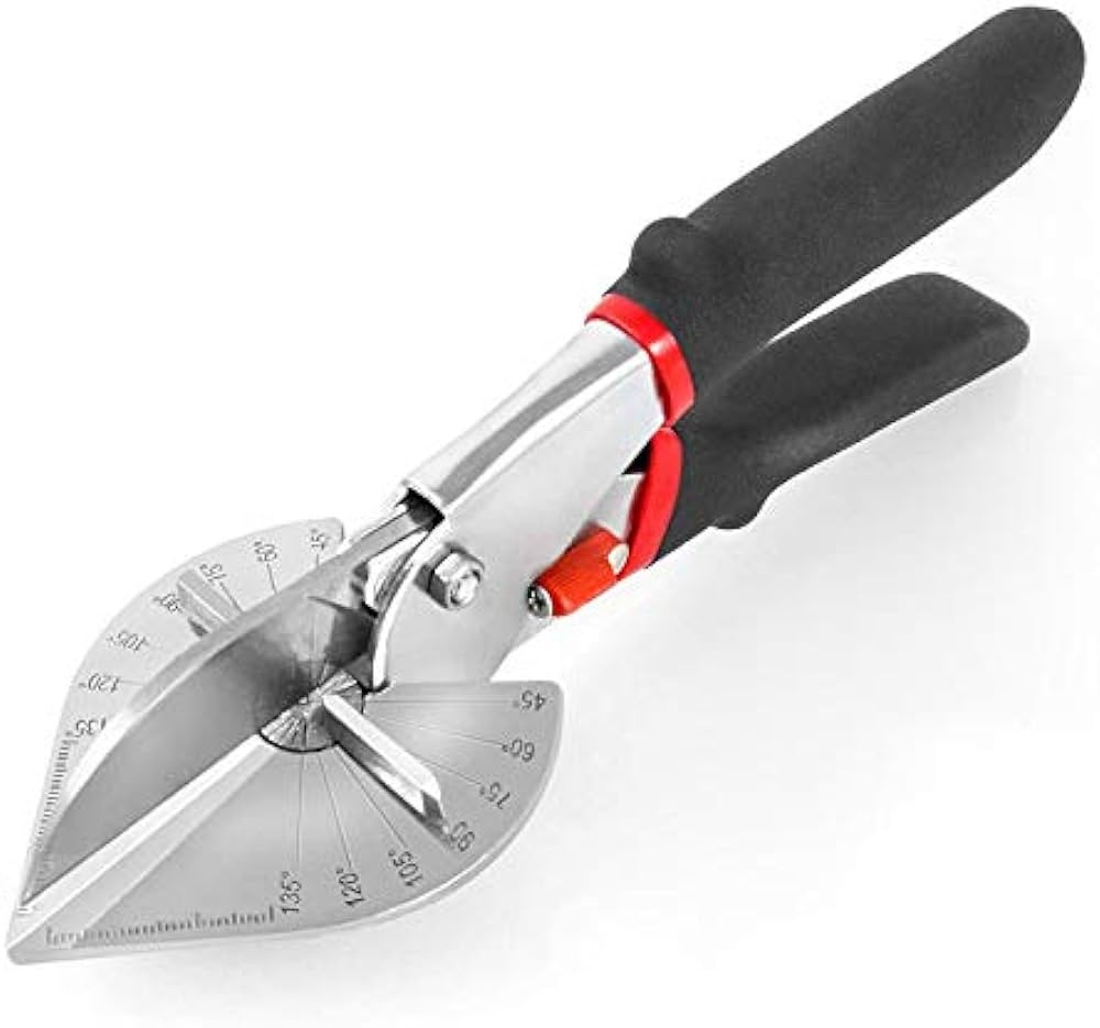 Multi Angle Miter Shear Cutter Hand Tools,45-135 Degree Adjustable Angle Scissors Trim Shears Too... | Amazon (US)