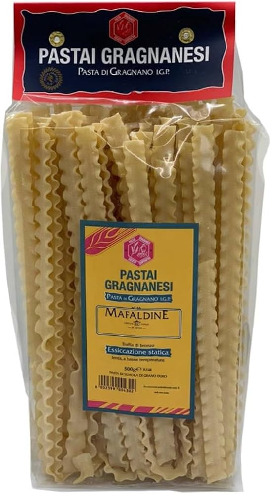 Mafaldine Italian Pasta di Gragnano | I.G.P. Protected | 17.6 Ounce | 500 Gram | Amazon (US)