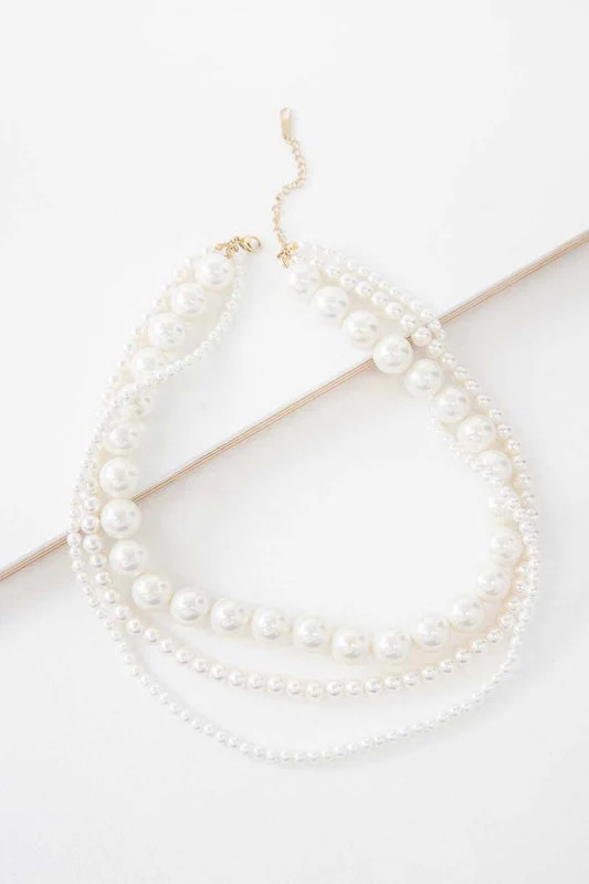 Layered Pearl Necklace | Casual Chic Boutique