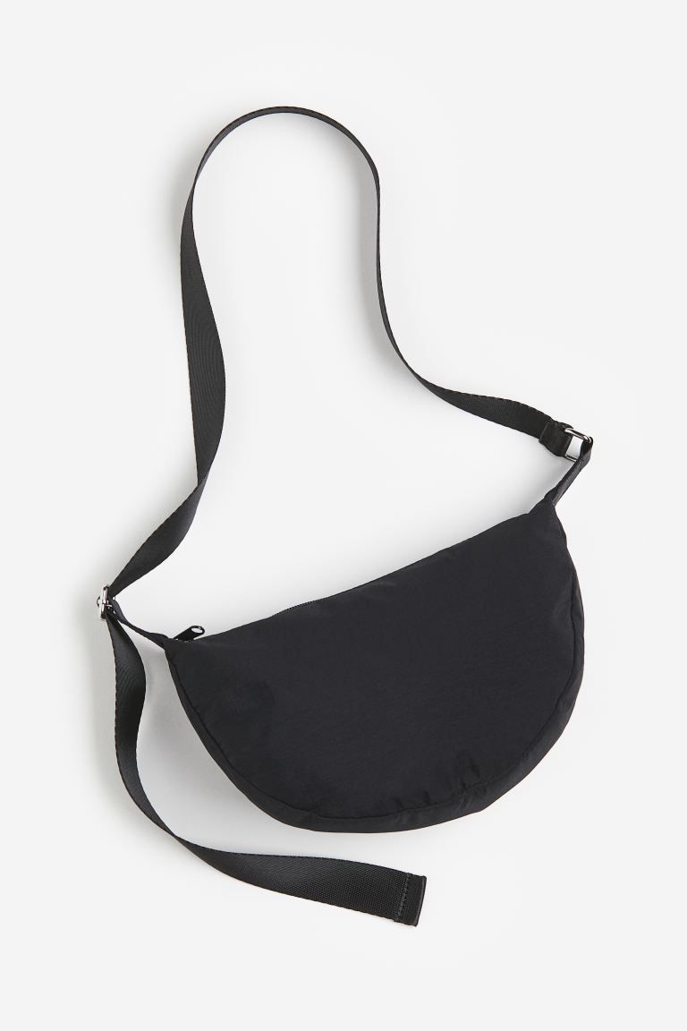 Nylon Shoulder Bag - Black - Ladies | H&M US | H&M (US)