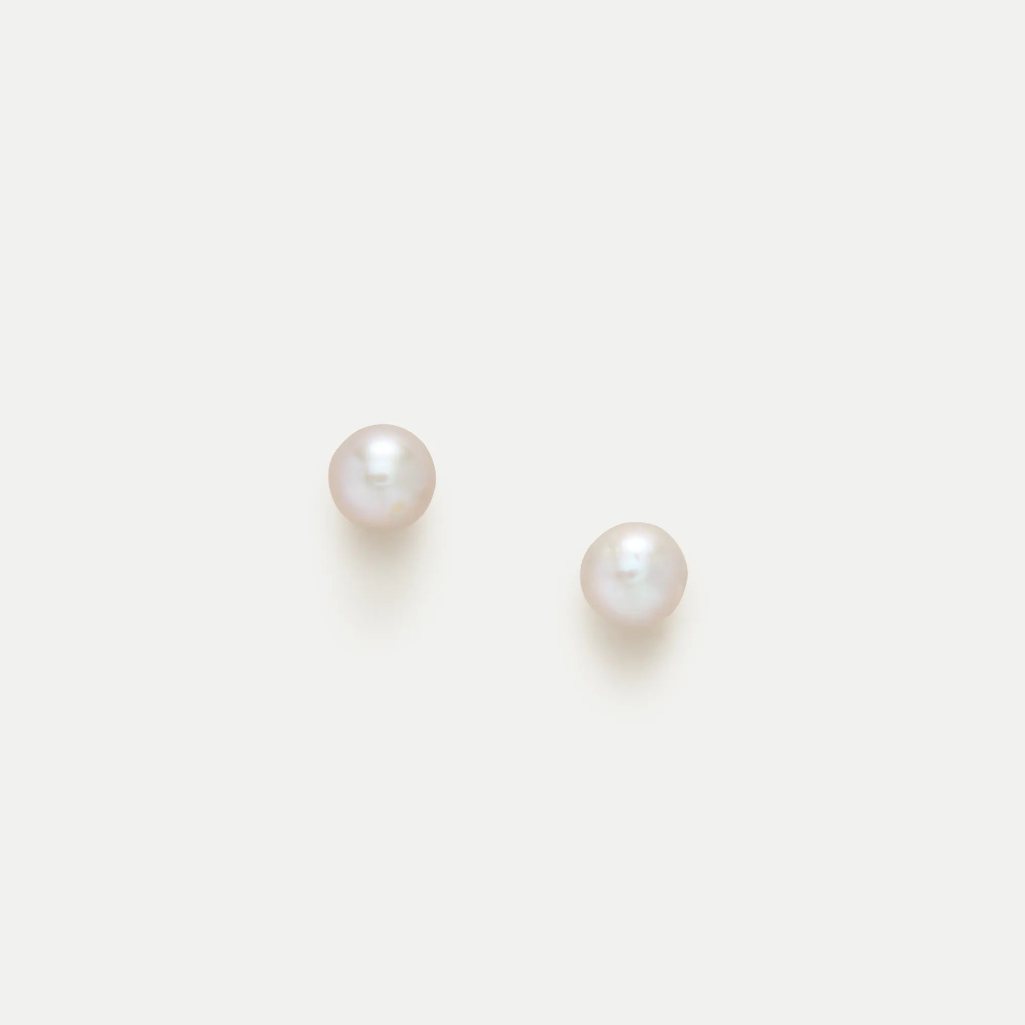 Grey freshwater pearl stud earrings | J. Crew US