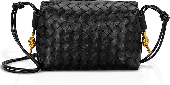 Crossbody Bags for Women Woven Small Purses Shoulder Bag for Women Leather Handbags Purses for Wo... | Amazon (US)