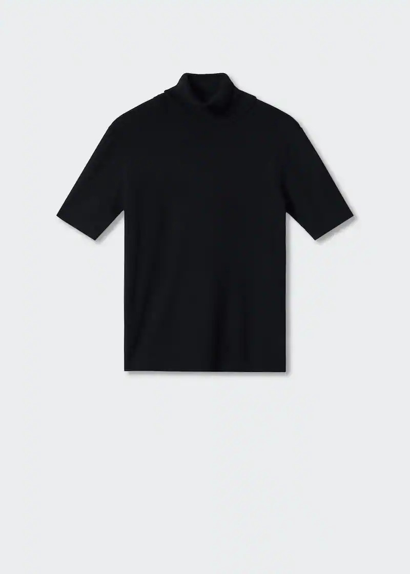 Turtleneck knitted sweater | MANGO (US)
