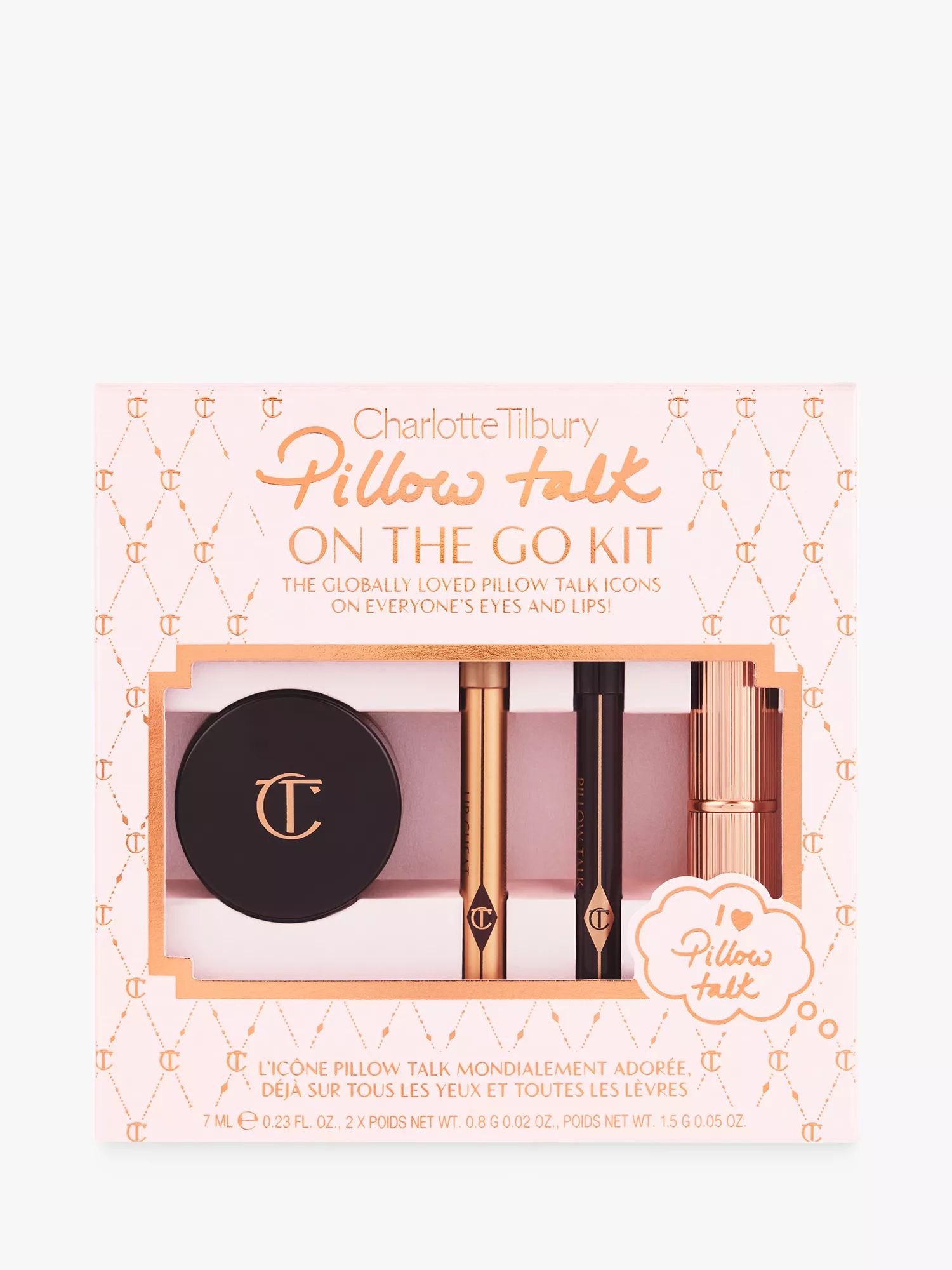 Charlotte Tilbury Pillow Talk On-The-Go Makeup Gift Set | John Lewis (UK)