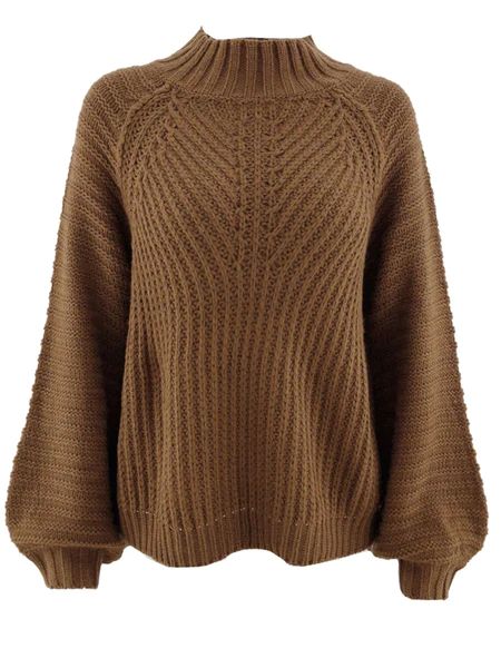 'Madison' Mock Neck Ribbed Knit Sweater (8 Colors) | Goodnight Macaroon