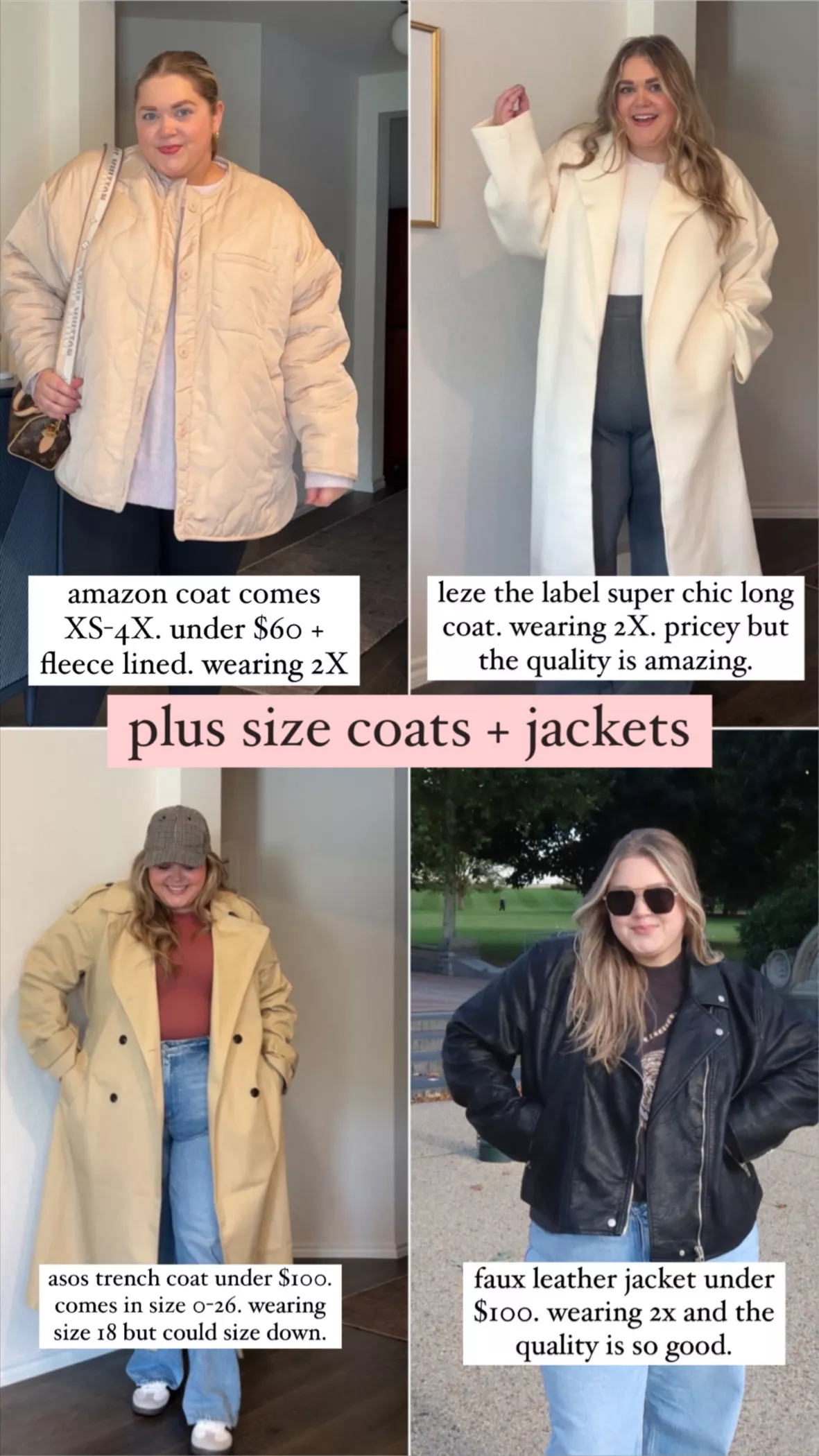 Plus Size Coats & Jackets, Plus Size Clothing