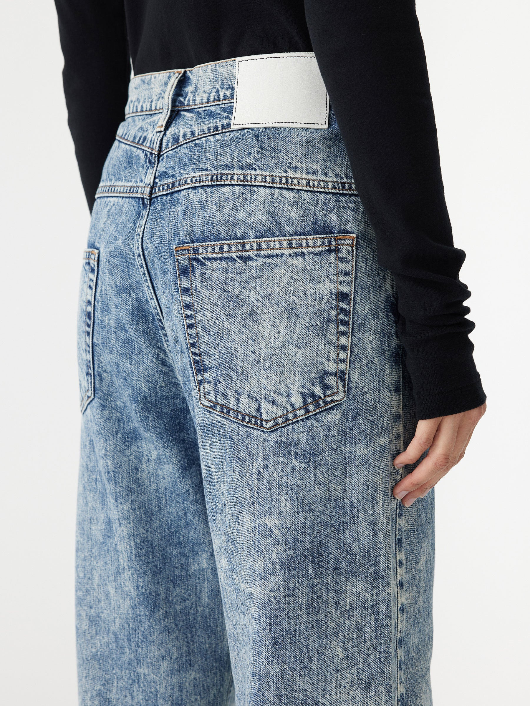 high rise straight leg jean | Bassike