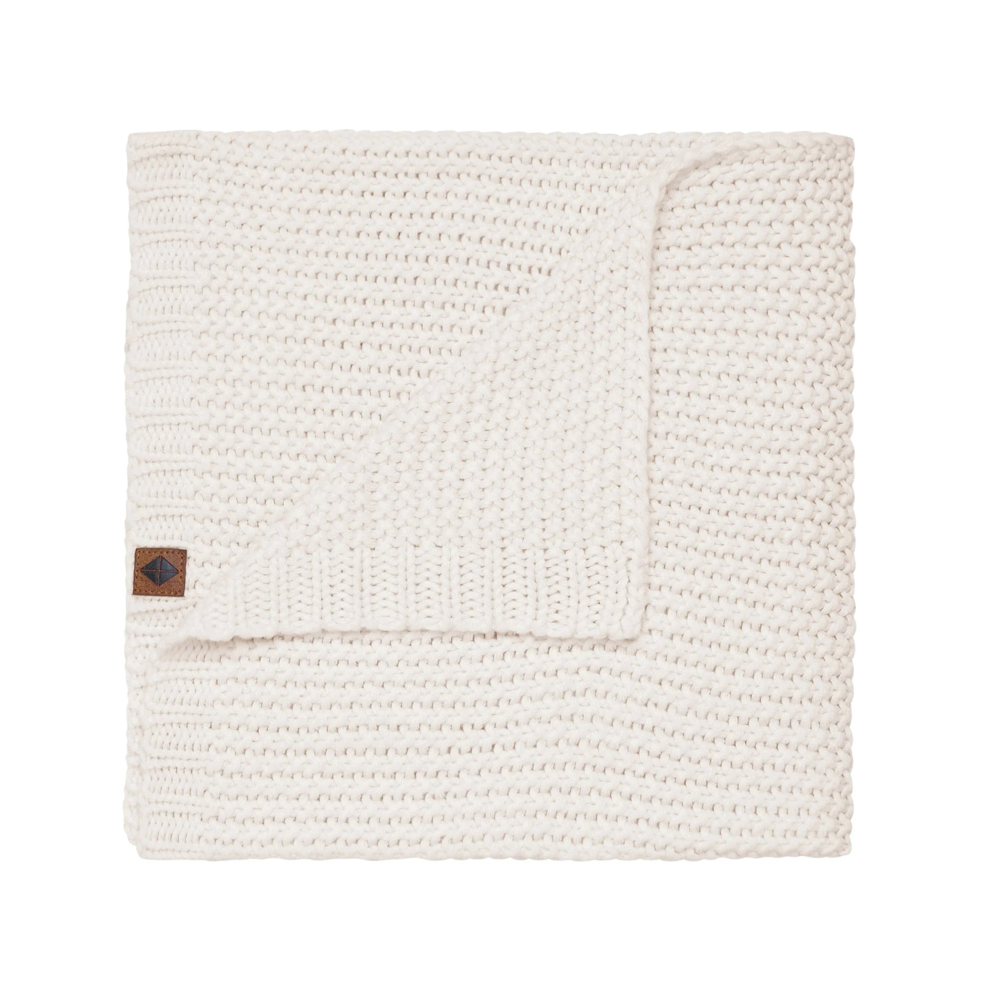 Chunky Knit Baby Blanket in Oat | Kyte BABY