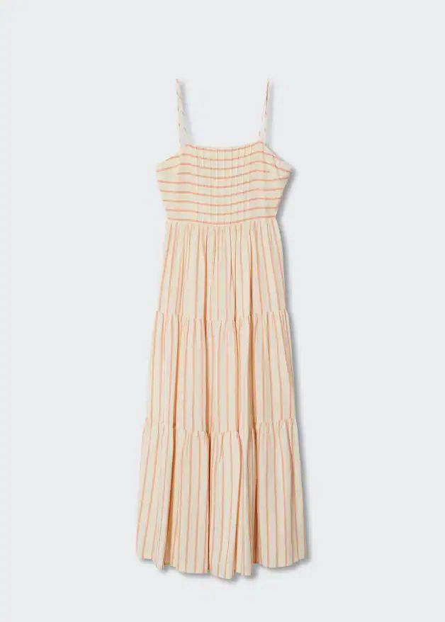 Flowy striped dress | MANGO (US)