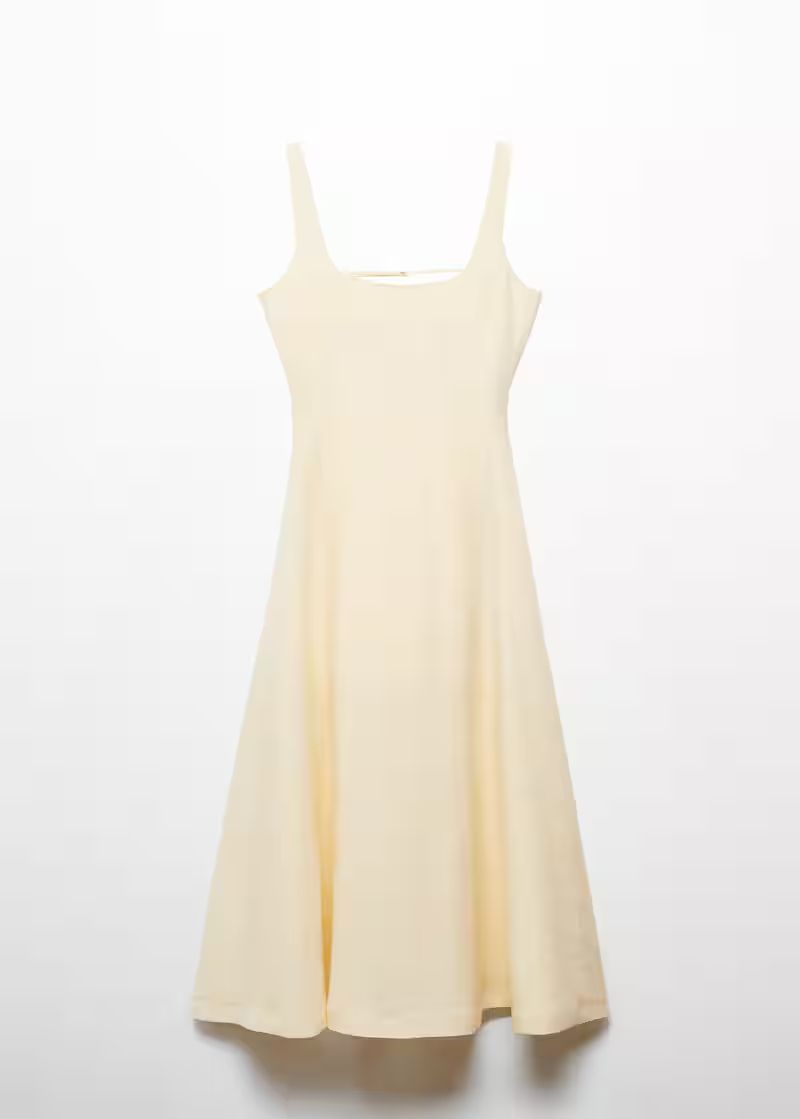 Open back dress -  Women | Mango USA | MANGO (US)