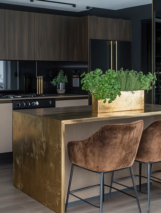 Add one statement piece to your kitchen—and let it do all the work.
A rectangular gold herb planter instantly elevates a kitchen counter, island, or bar area. It’s functional, sculptural, and effortlessly elegant.

Plant your everyday herbs—basil, thyme, parsley, cilantro—and turn something practical into a design feature. This is the kind of detail that makes a kitchen feel styled, intentional, and lived-in, not showroom-perfect.

It also makes a beautiful housewarming gift: timeless, useful, and universally elegant.

Sometimes, all it takes is one well-chosen piece to transform the entire space.

#KitchenStyling
#StatementPiece
#GoldAccents
#ElegantKitchen
#KitchenIslandStyle
#HousewarmingGift
#QuietLuxury
#ElegantAndDriven 

 #LTKHome