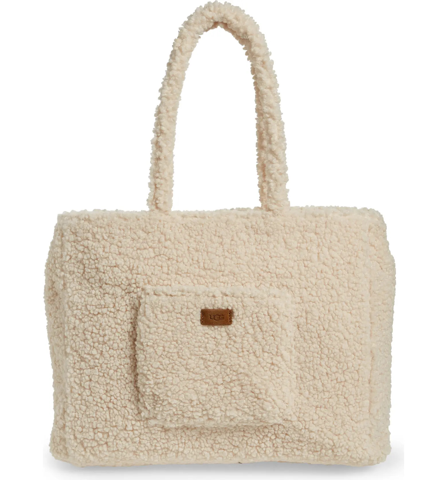 Large Adrina High Pile Fleece Tote | Nordstrom