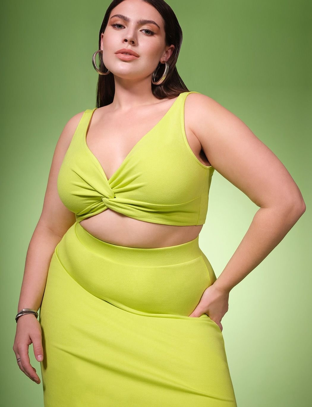 Bralette with Twist | Women's Plus Size Tops | ELOQUII | Eloquii