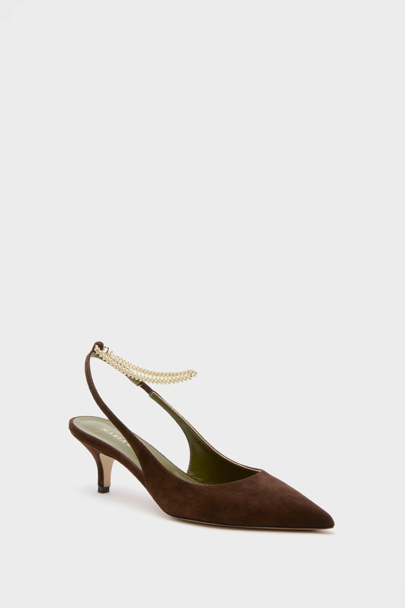 Dark Brown Felicia Slingback Heels | Tuckernuck (US)