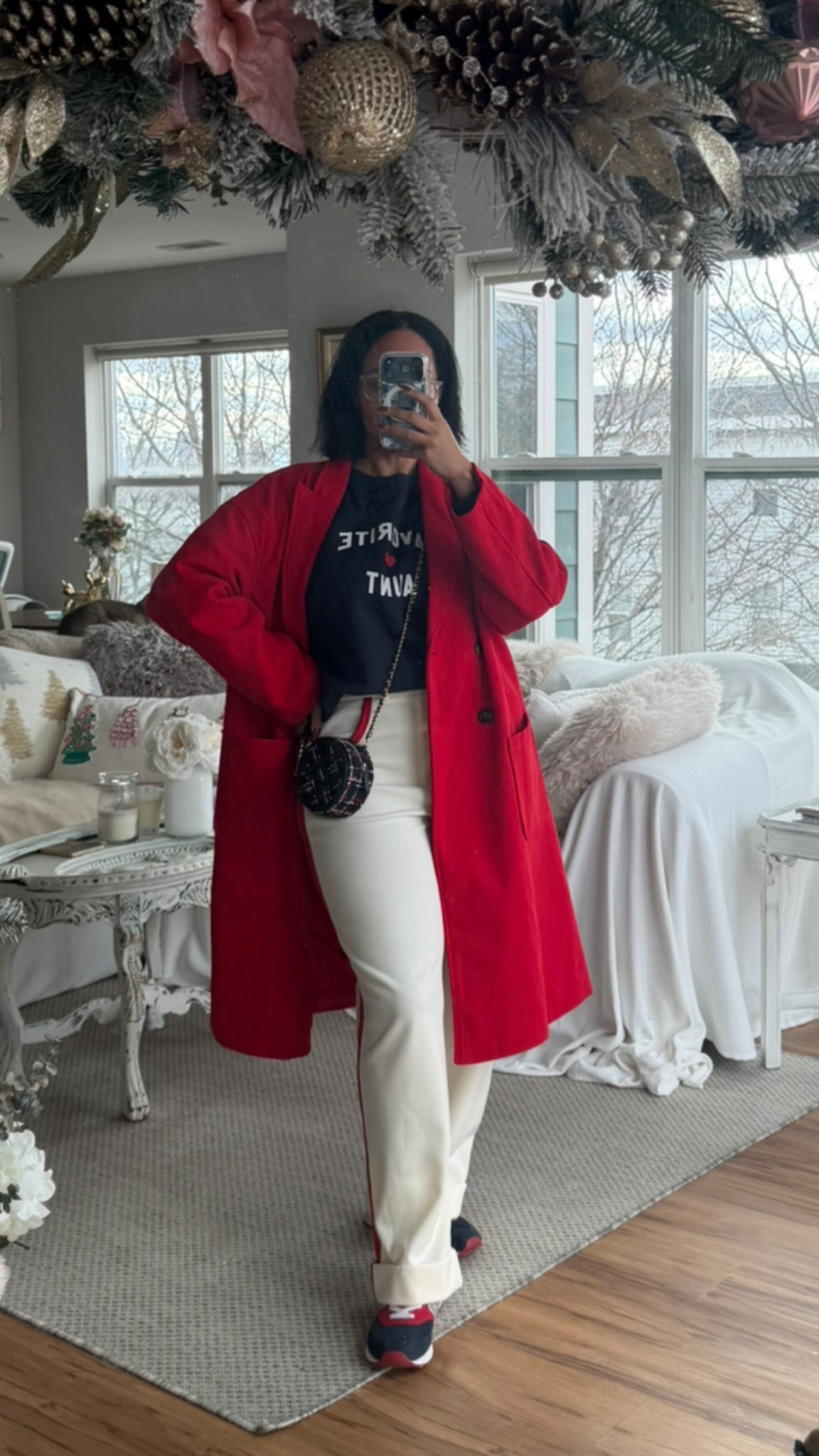 Casual outfit I actually wore to run errands today ❤️

sneakers, wool blend coat, mini bag, sweatshirt, fall, winter, Chanel, favorite daughter  

#LTKStyleTip #LTKootd #LTKFindsUnder50