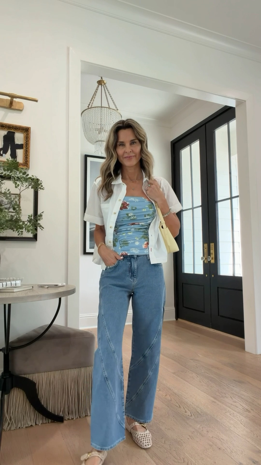 -jeans are so fun and flattering TTS, they’re a splurge so I linked similar at a lower price points @lagence 
-top is @Anthropologie sz XS
-butter yellow bag @frejanyc  
-shoes are @Larroude I linked similar at lower price points

#LTKootd #LTKdayinmylife #LTKOver40