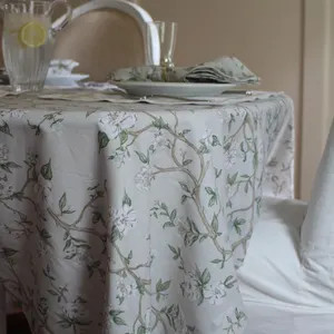 William Morris Inspired Rectangle Tablecloth, Easter, Mother's Day Brunch, Wedding Table Decor | Etsy (US)