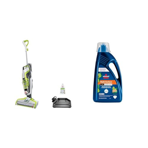 Bissell CrossWave Floor and Area Rug Cleaner, Wet-Dry Vacuum, 3888A, Corded electric, Green + BISSELL® Multi-Surface with Febreze + Gain for CrossWave and SpinWave Devices, 80 oz (3445G) | Amazon (US)