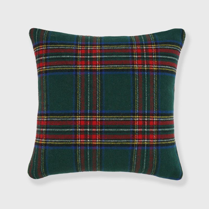 Christmas Plaid Throw Pillow - Evergrace | Target