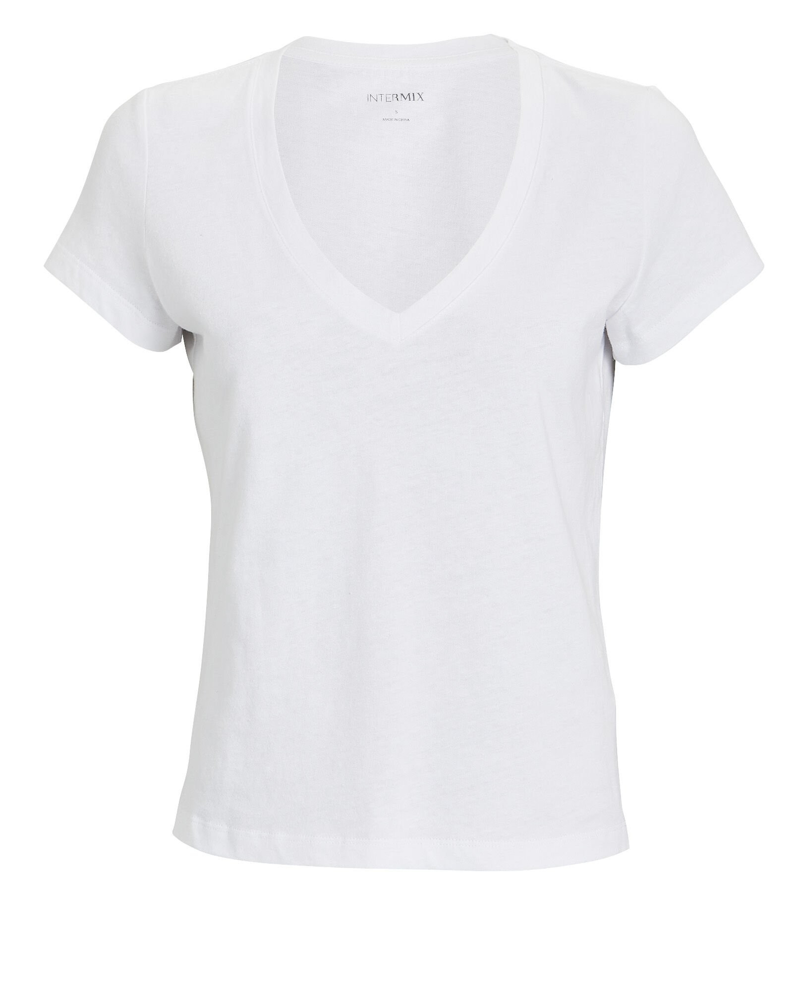 Classic V-Neck Jersey T-Shirt | INTERMIX