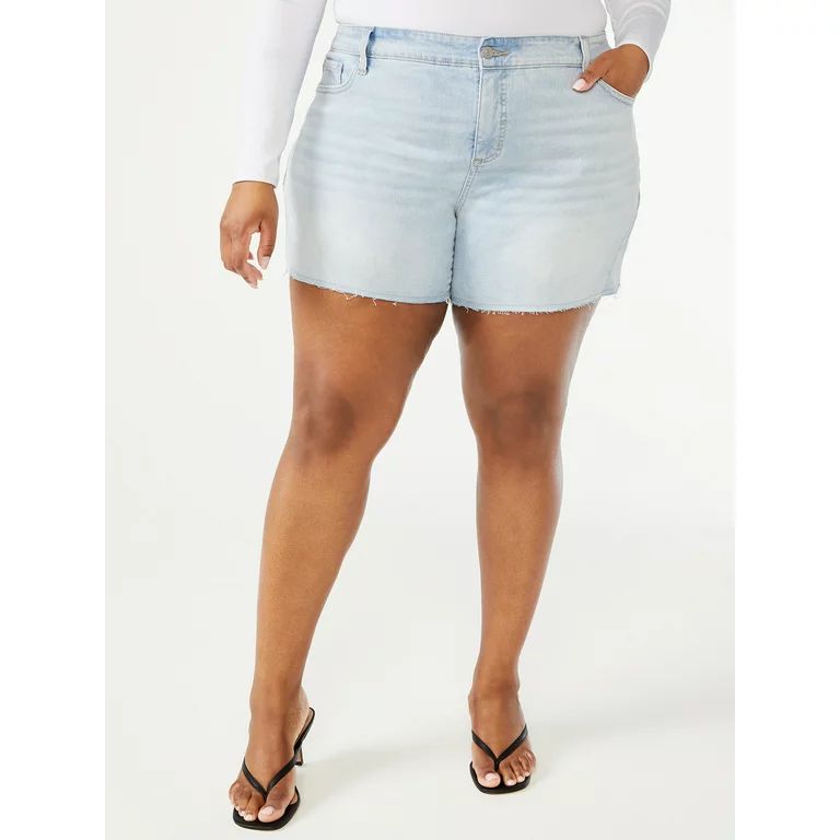 Sofia Jeans Women's Plus Size Leslie Curvy High Rise Slim Straight Jeans | Walmart (US)