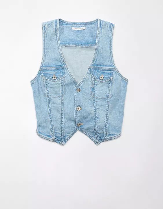 AE Denim Vest | American Eagle Outfitters (US & CA)