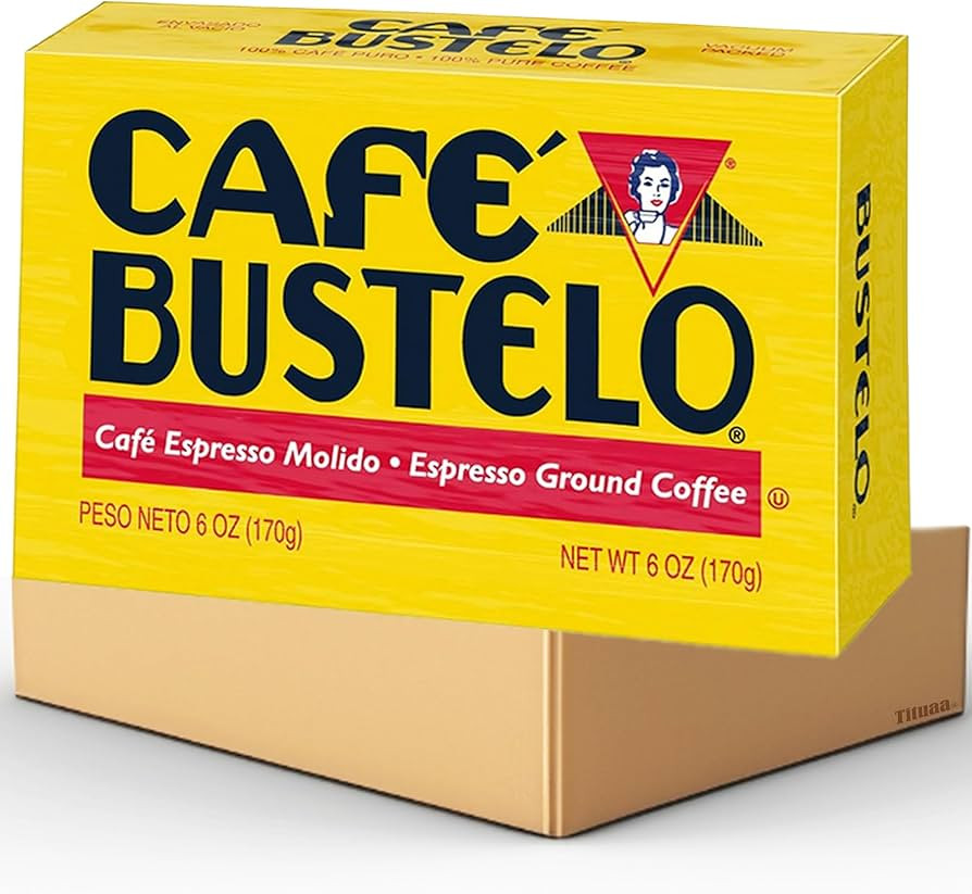 Café Bustelo Espresso Dark Roast Ground Coffee Brick - conveniently pack in the tituaa box (Espr... | Amazon (US)