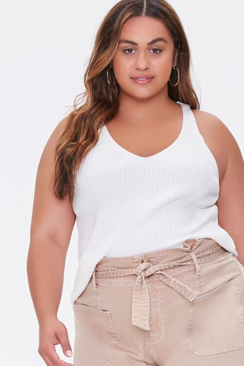 Plus Size Sweater-Knit Tank Top | Forever 21 (US)