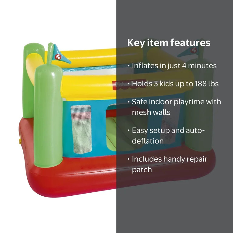 Fisher-Price Indoor Bouncer with Built-in Pump | Walmart (US)