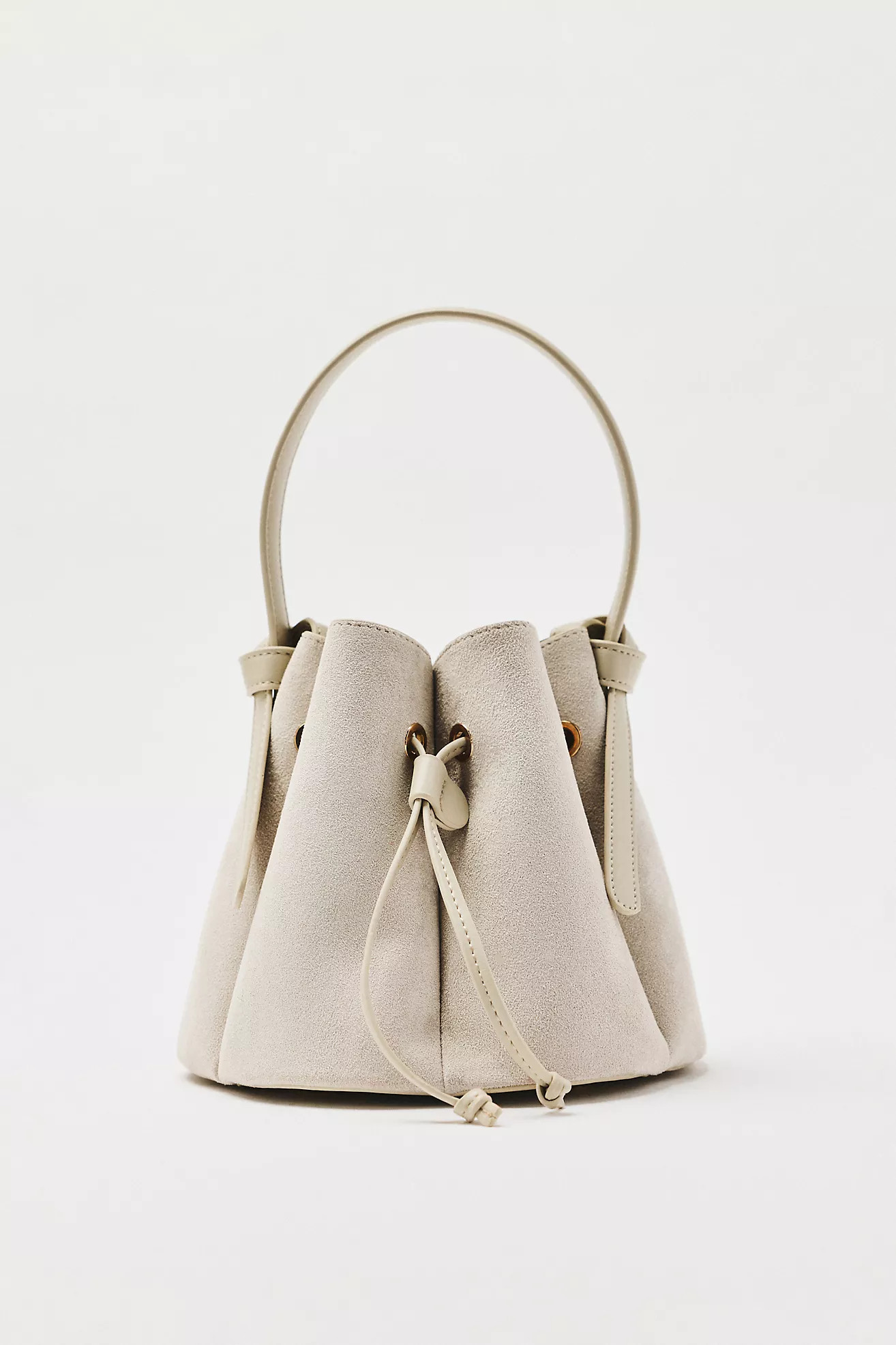 Melie Bianco Laguna Faux Suede Mini Bucket Bag | Anthropologie (US)