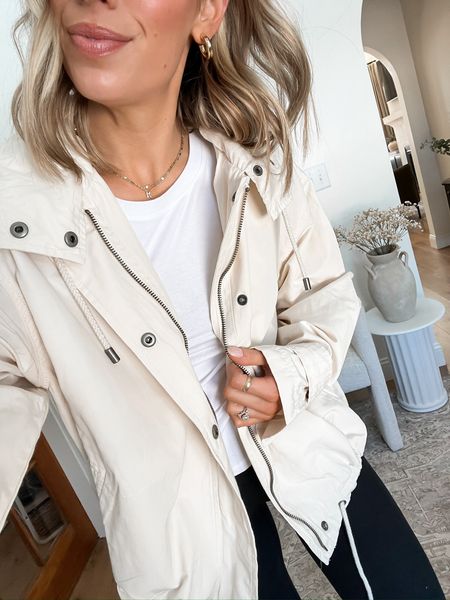 Cute spring jacket! 🧥I can see myself reaching for this a TON once it warms up. 

Wearing an xs here! Is a bit oversized. 🙂

#LTKfitness #LTKSeasonal #LTKfindsunder50