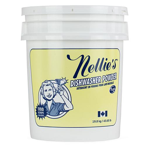 Nellie's Dishwasher Powder - 1100-Scoop Bucket | HSN