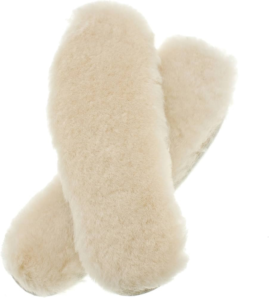 WARMIE Australian Sheepskin Super Thick Premium Shoe Insoles | Durable & Extra Fluffy | Amazon (US)