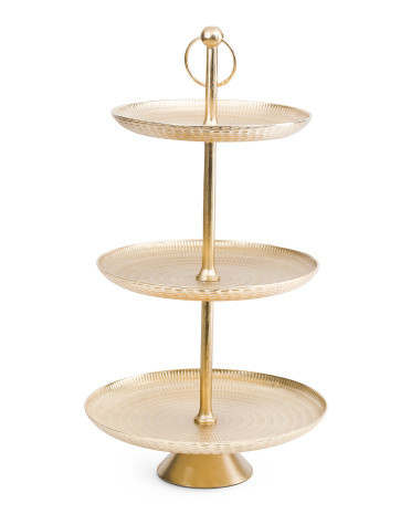 30in 3 Tier Ripple Server Stand | TJ Maxx