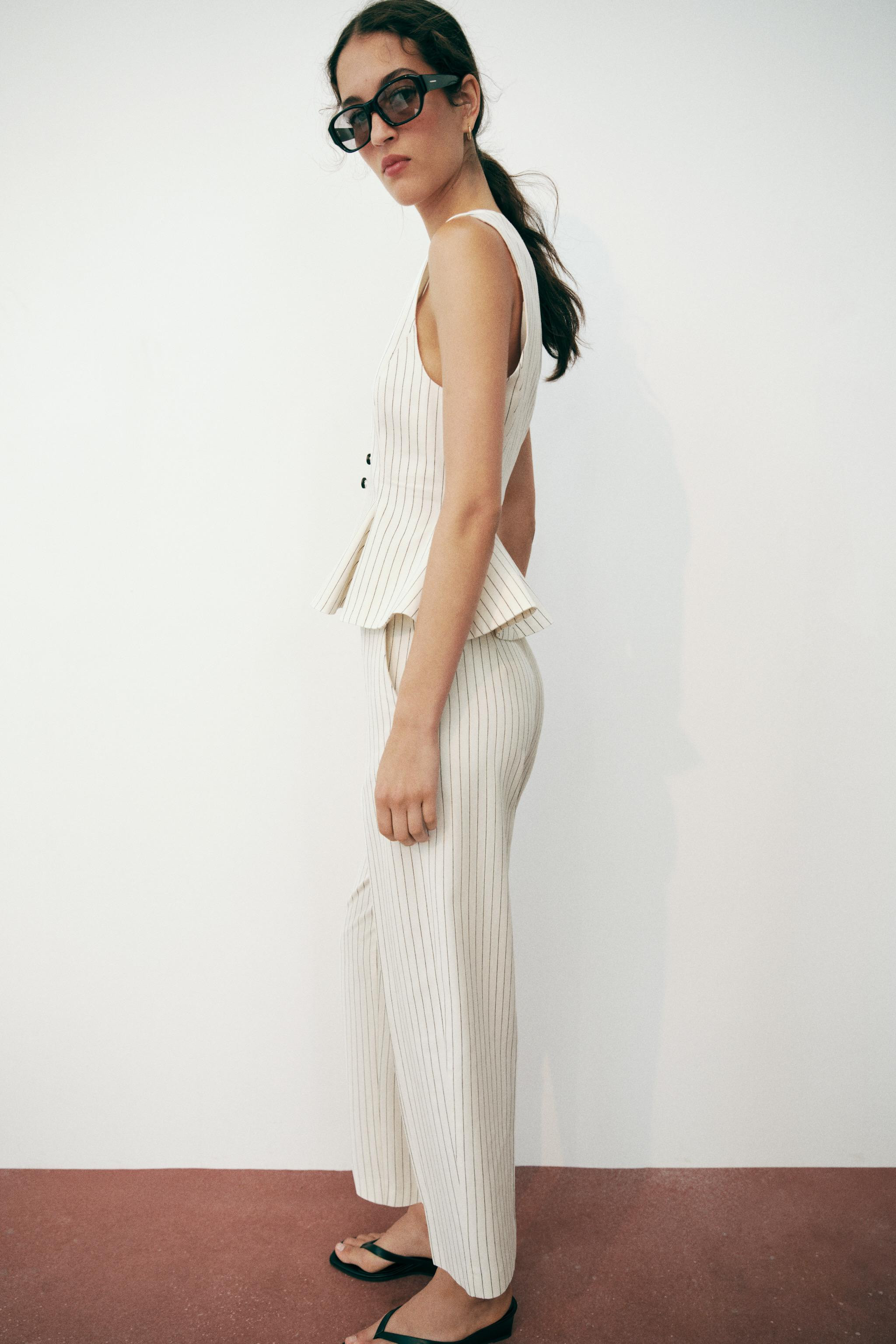 PINSTRIPED TROUSERS | Zara UK