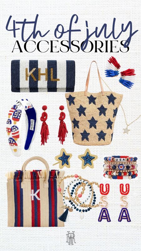 4th of July accessories 

#LTKsalealert #LTKtravel #LTKstyletip