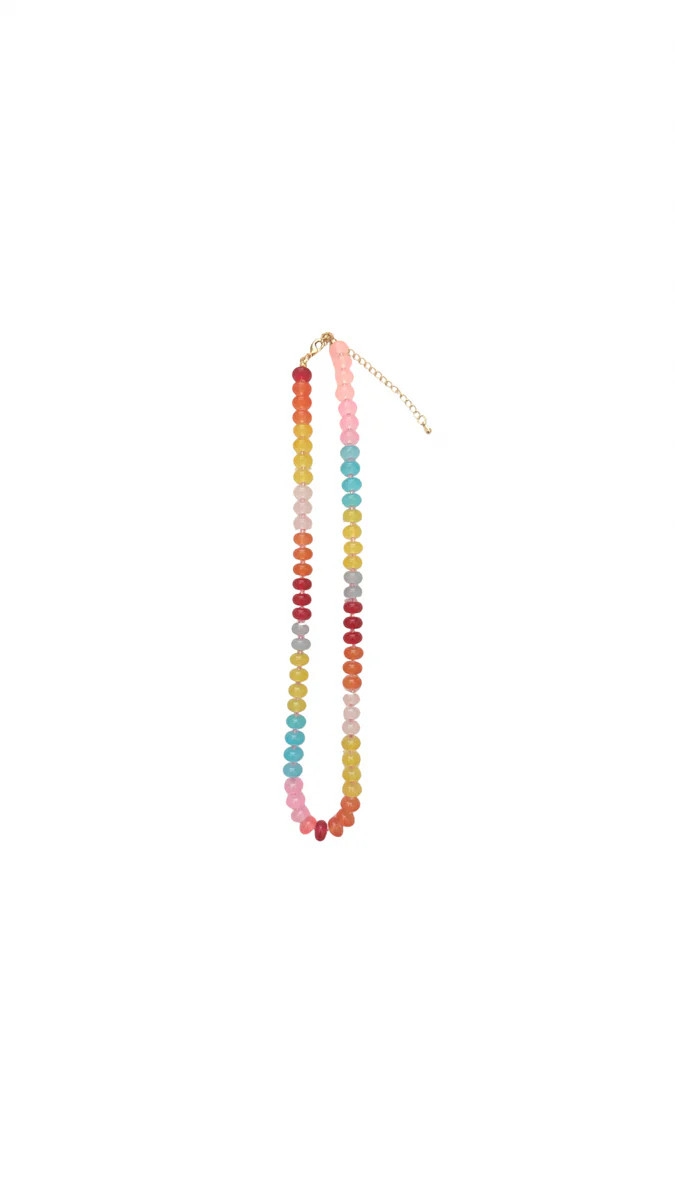 The Peony Necklace- Red/ Pink/ Yellow/ Blue | Cocos Beads and Co