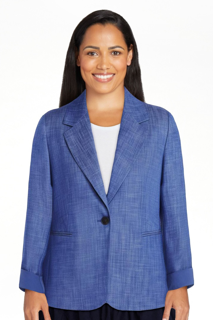 Free Assembly Women's and Women's Plus Single Breasted Blazer, Sizes XS-4X | Walmart (US)