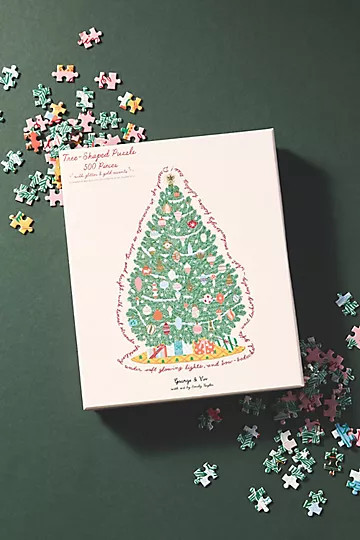 George & Viv Holiday Puzzle | Anthropologie (US)