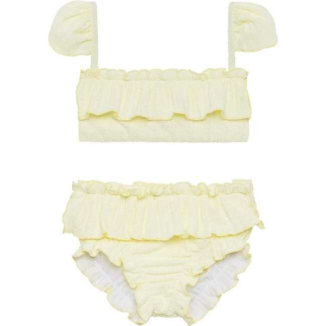 Rib Mini Cabana Bikini Set, Buttercream | Maisonette