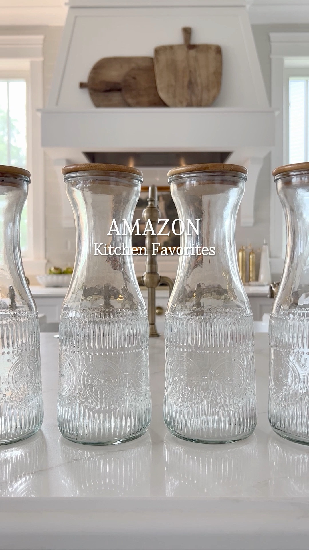 Sharing a few of my Amazon kitchen favorites. These juice jars are great for entertaining. I fill a snack box when I’m on the road for the day. And I love the wood top jars for holding nuts in the fridge or my handmade seasonings in a drawer  

#LTKHome #LTKFindsUnder50 #LTKvlog