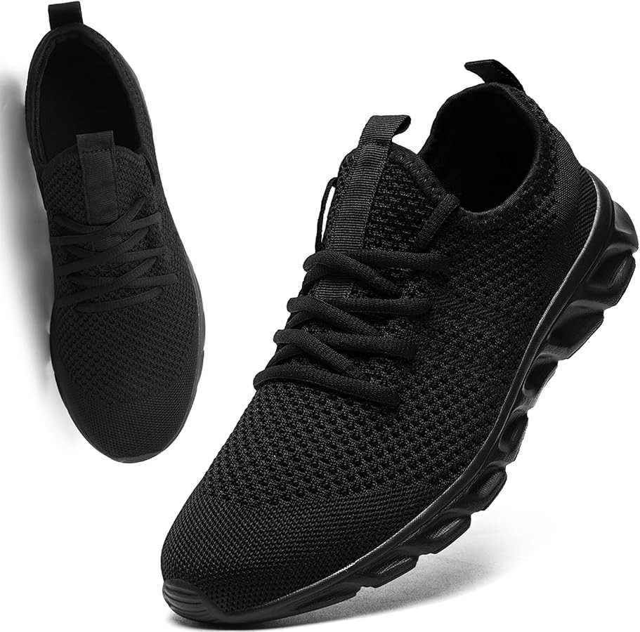 Womens Mens Running Shoes Tennis Sneakers Lightweight Gym Slip on Unisex Shoes Athletic Workout W... | Amazon (US)